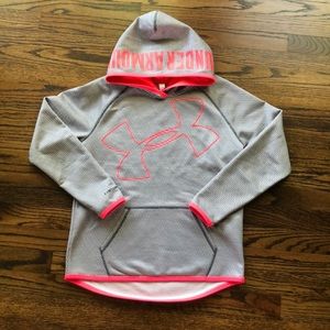 Under armor hoodie girl L